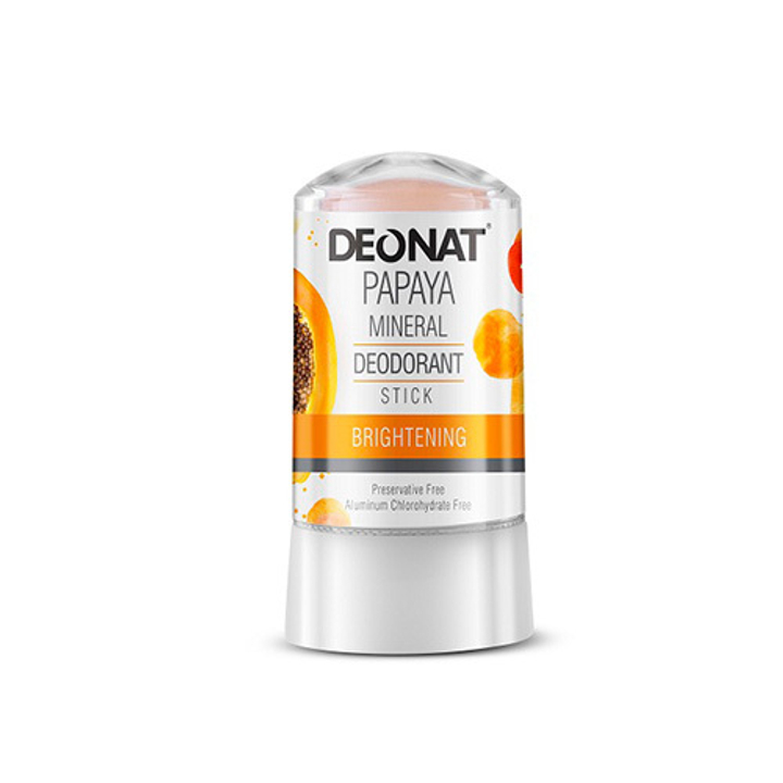 Дезодорант Deonat Папайя Минеральный (Аммонийные квасцы), 60 г