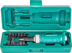 AG010138 Ударная отвертка SL 5,6,8,10,12мм PH# 1,2,3,4 Hex 4,5,6,8,  14 предметов