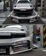 Обвес переделка в Turbo S для Porsche 911 992.1 Carrera 2019-2025 Порше