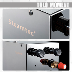 Steamtec TOLO MOMENT 225 - 22,5 кВт парогенераторы для хамама и турецкой бани / Серия PLATINUM со встроенной музыкой, пультом на 9-ти языках и возможностью монтажа без термодатчиков