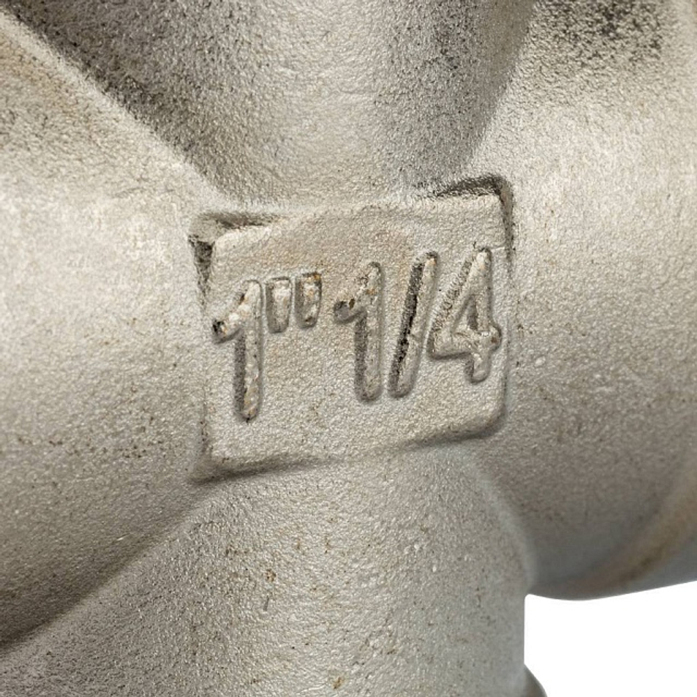 Крестовина STOUT SFT 0031 - 1"1/4 (для стальных труб, латунь никелированная)