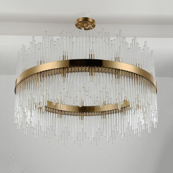 Люстра KR1209P-12 brass