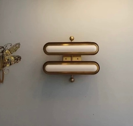 Wall design lamp Circuit by Apparatus (2 lampshade )