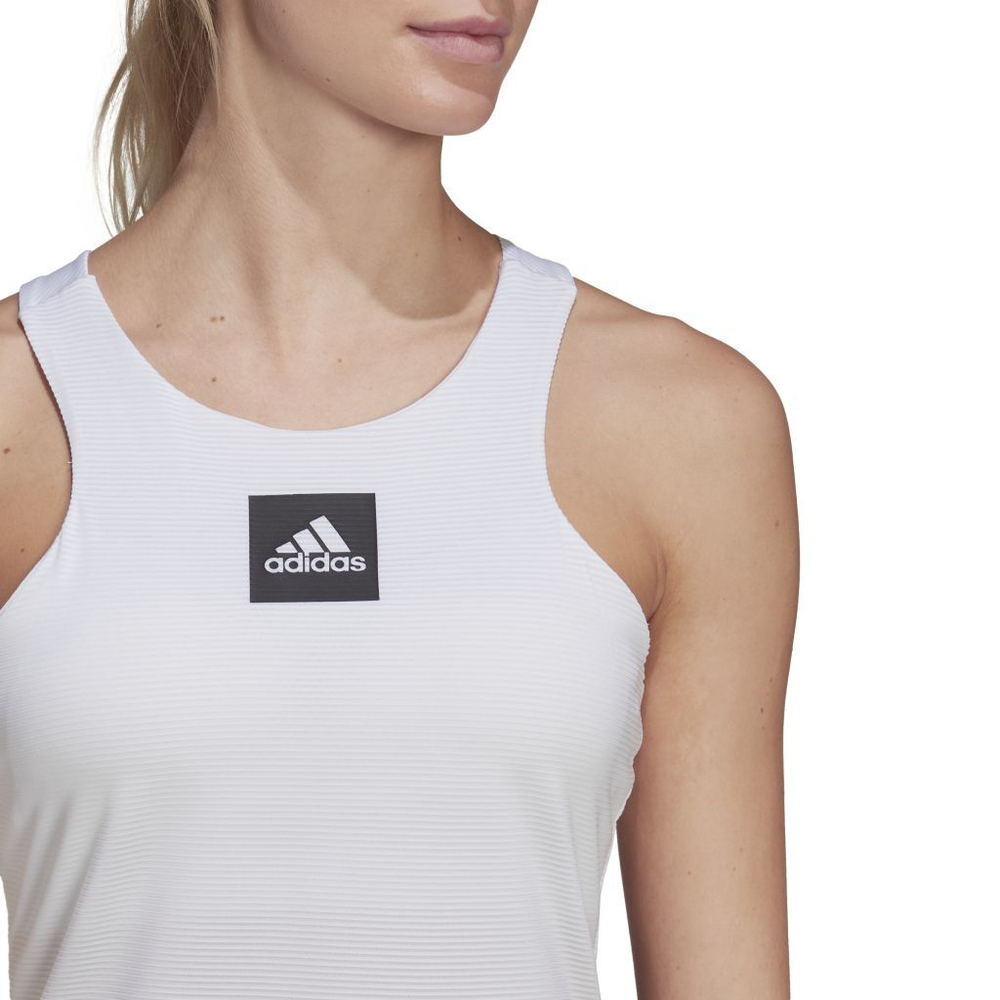 Женский топ теннисный Adidas Paris Tennis Y-Tank Top W - white/black
