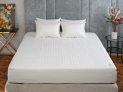 Наматрасник непромокаемый на резинке 90х200х40 German Grass Драйсо Белый (Mattress Cotton Drysoft)