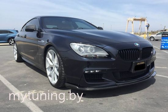 Юбка переднего бампера V.1 для BMW 6 F06F11F12 2011-2018