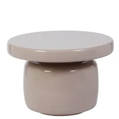 Кофейный стол Dare Ø60х40 см, бежевый глянец