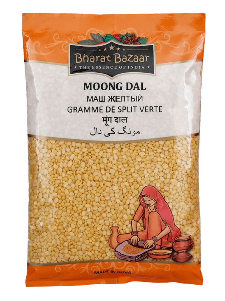 Маш желтый очищенный Moong Dal Bharat Bazaar 500 гр