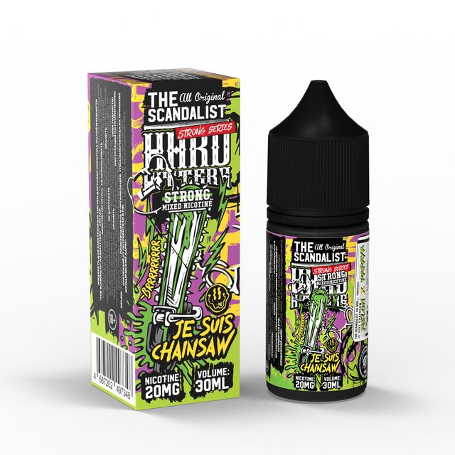 The Scandalist Hardhitters Salt 30 мл - Je Suis Chainsaw (Strong)