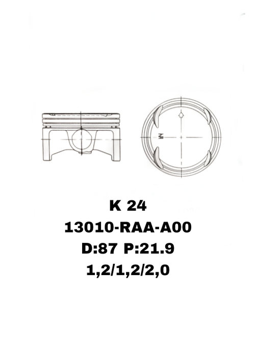 ПОРШНЯ K24A