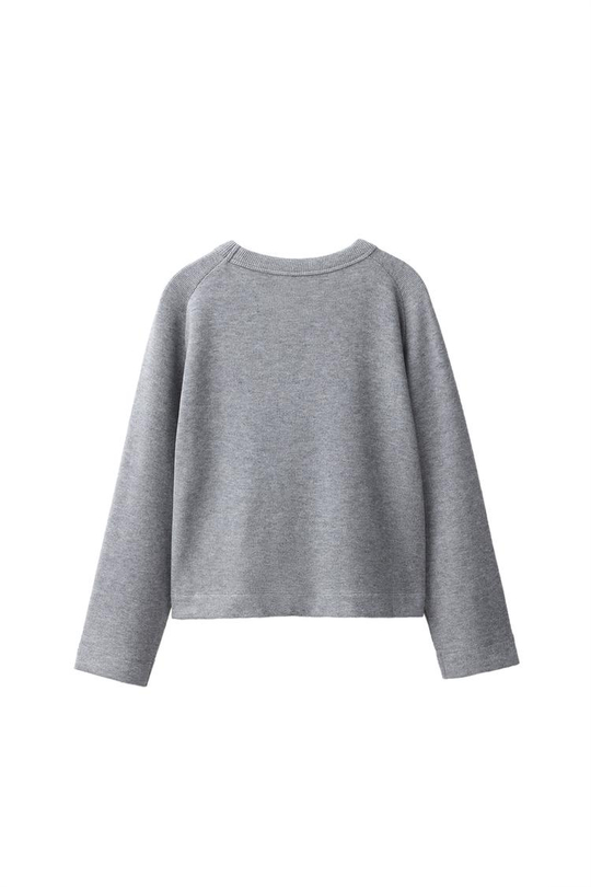 ZARA ФУТБОЛКА SOFT TOUCH, СЕРЫЙ