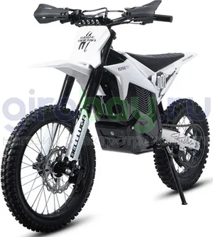 Электромотоцикл Эндуро WHITE SIBERIA BELLLUGA 001 3900W (60V/27Ah) - Белый фото №2