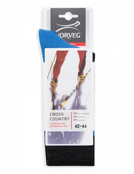 (9CRCM) Norveg Носки Cross country - для катания на лыжах, средняя длина, мужские