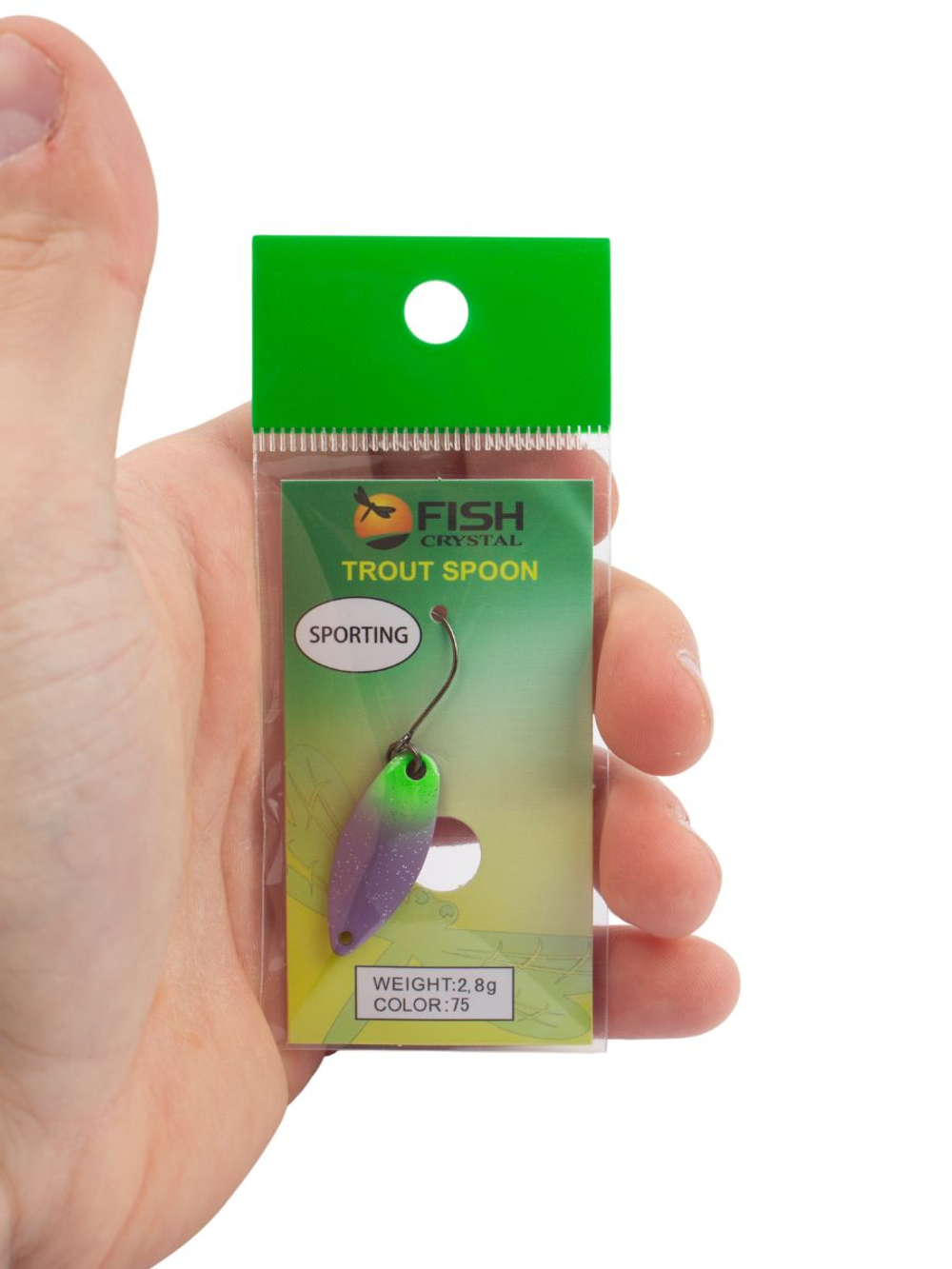 Блесна Fish Crystal SPORTING 30 мм 2.8 г на форель цвет 75