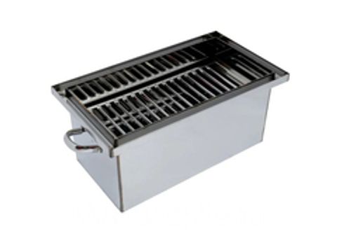 Коптильня  Юрюзань  домашняя  гидрозатвором 250*250*250