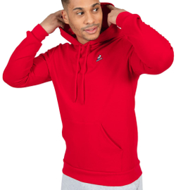 Мужская теннисная кофта Le Coq Sportif ESS Hoody No.1 M - pur rouge