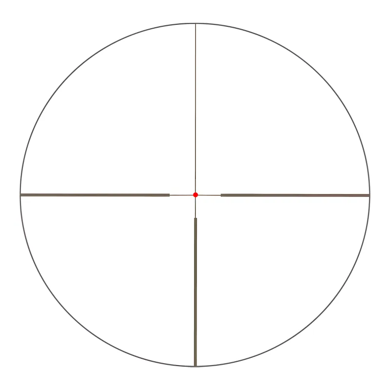 Прицел Vector Optics Grizzly HD 2.5-15x50i, G4 Fiber - прицельная сетка с красной точкой