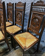 Старинные стулья в бретонском стиле 6 шт