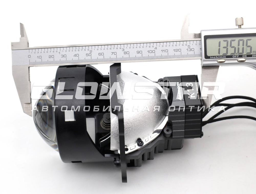 Билед модули Aozoom K13 3.0 дюйма, 2 чипа, 6000K, 12V 52/57W 4300/4600Lm (комплект, 2шт)