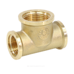 Тройник латунь переходной Ду 25х15х25 (1"х1/2"х1") ВР VALFEX VF.750.L.100.012.100