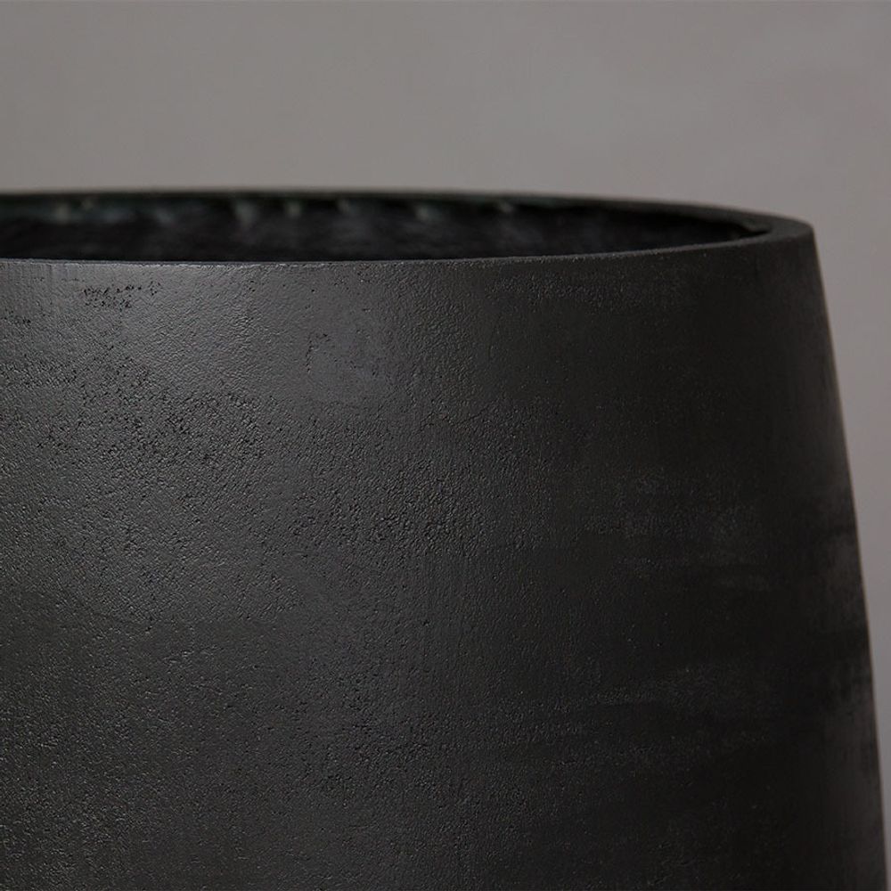 Кашпо OVAL CHARCOAL D45 H66