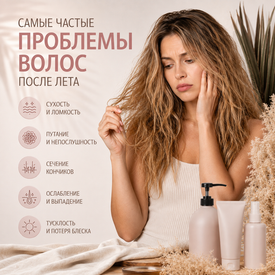 Самые частые проблемы волос и кожи головы после лета