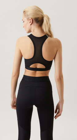 ТОП теннисный Björn Borg Medium Top Sky Solid W - black beauty