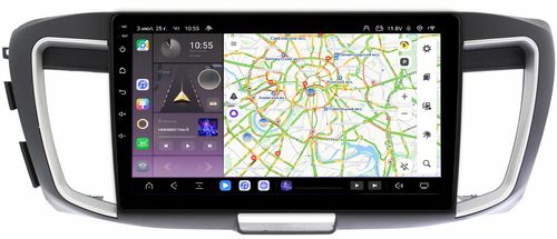 Магнитола для Honda Accord 9 2013-2015 (CR2) - Kuberg QLed, Android 13, Быстрейшая, CarPlay, SIM-слот