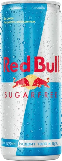 Энергетический напиток без сахара Red Bull Sugarfree, 250мл