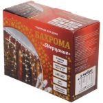 Гирлянда для дома БАХРОМА «Мерцание» ш3м* в30/50 см 120 ламп LED, прозрачн.провод, авторежим, IP-20, Белый (возможность соединения)