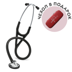 Стетоскоп Littmann Master Cardiology, черный, стальная акустическая головка (2160)