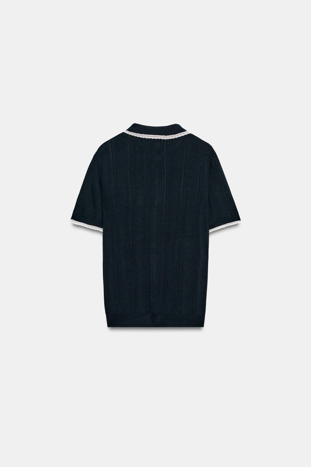 ТРИКОТАЖНЫЙ КАРДИГАН С КРУЖЕВОМ И КОРОТКИМИ РУКАВАМИ — ZARA