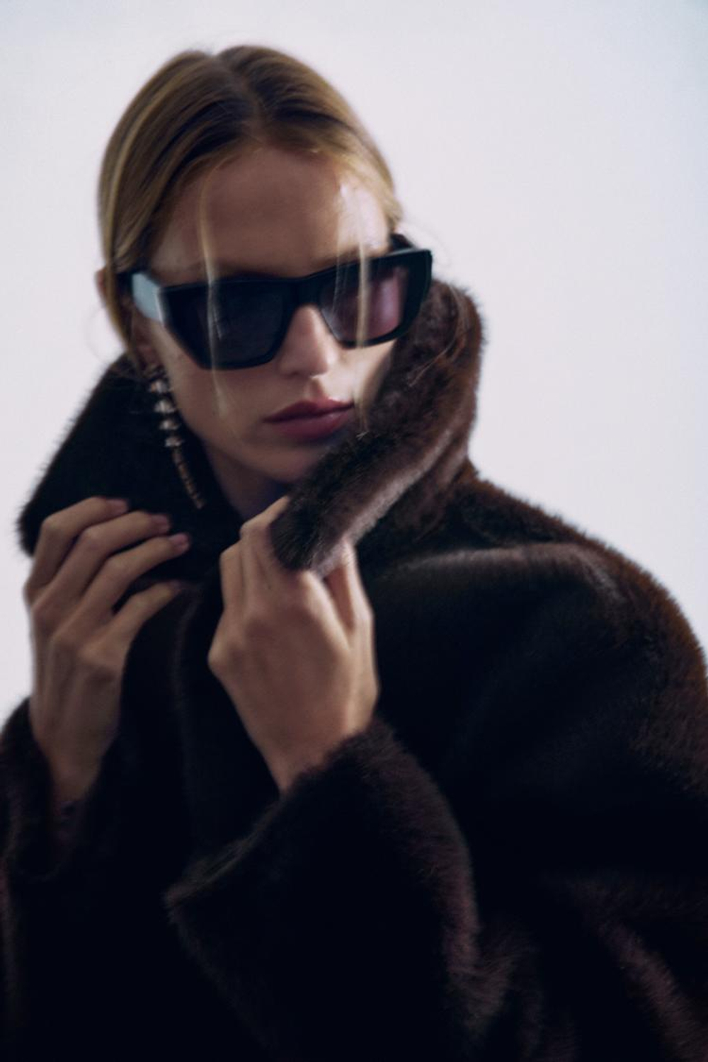 ZARA ДВУСТОРОННЕЕ ПАЛЬТО, КОРИЧНЕВЫЙ