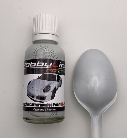 Краска лаковая HobbyLink Porsche Carraraweiss Pearl HP-2019