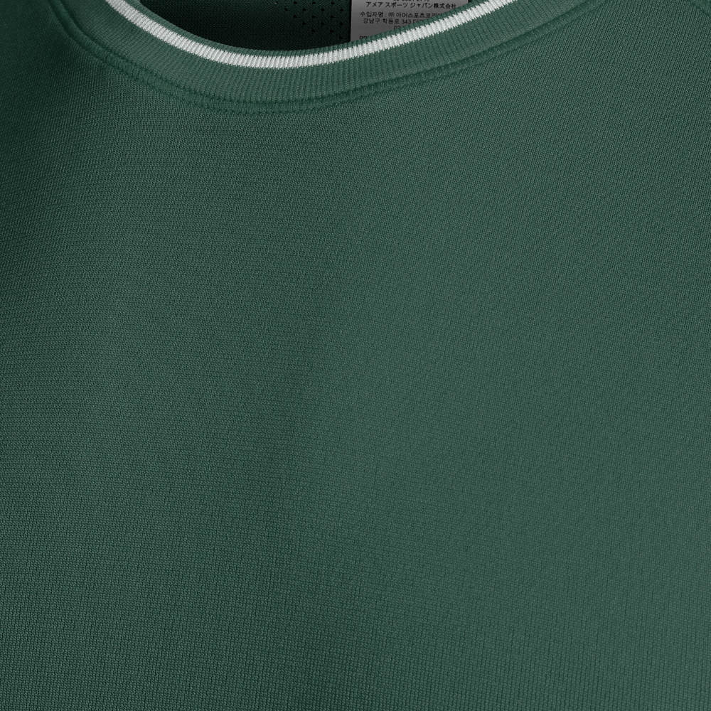 Мужское теннисное поло Wilson Players Seamless Crew 2.0 T-Shirt Men - Green