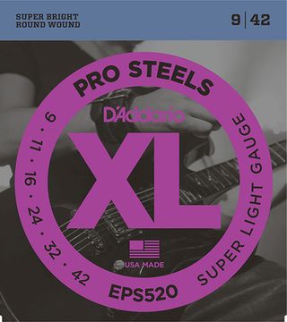 Струны для электрогитары 9-42 D`Addario EPS520 XL PRO STEEL Super Light