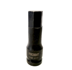 Головка-бита 6-гранная ударная 17мм,1/2'' FORCEKRAFT FK-24407817MPB