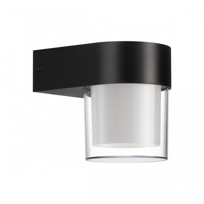 Уличный настенный светодиодный светильник 359297 STREET NT24 000 черный IP65 LED 5W 4000K 175-265V OPAL