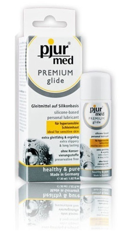 Гипоаллергенный силиконовый лубрикант Pjur MED Premium glide, 30 ml
