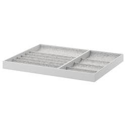 IKEA KOMPLEMENT  (ИКЕА КОМПЛЕМЕНТ)  -  Вкладыш для выдвижной полки - светло-серый 75x58 см