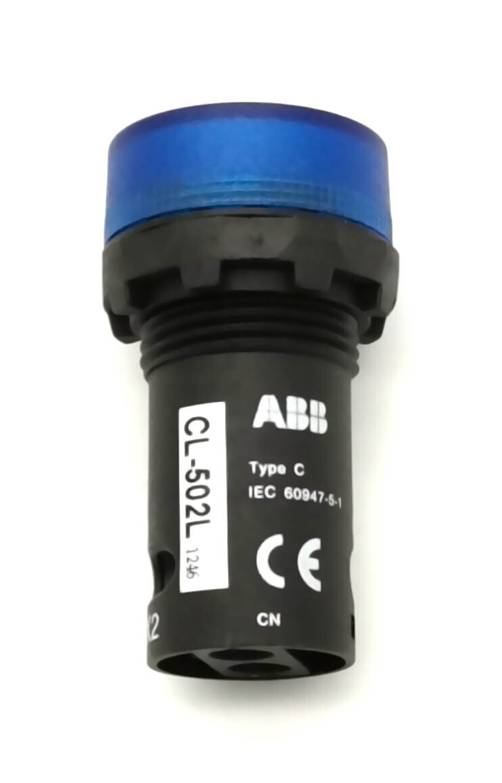 2шт Лампа синяя со встроенным светодиодом ABB CL-502L, 24ВAC/DC 1SFA619402R5024