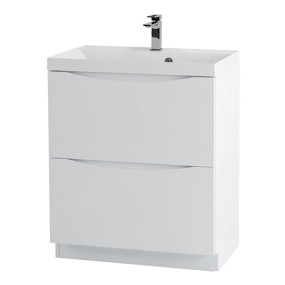 Тумба напольная с раковиной BelBagno MARINO-700-2C-PIA-BL-P