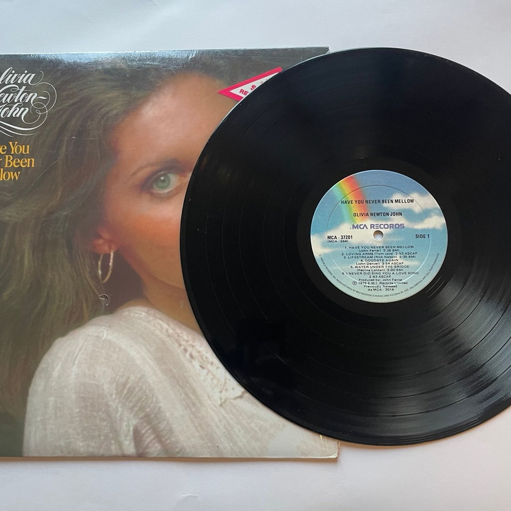 Винтажная виниловая пластинка LP Olivia Newton John, Have You Never Been Mellow (Канада 1975)