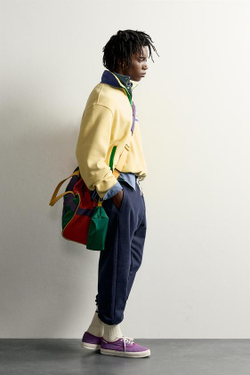 ZARA - FRUIT OF THE LOOM™ ФЛИСОВАЯ ТОЛСТОВКА С НАШИВКАМИ, ЖЕЛТЫЙ