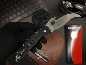Складной нож Spyderco Matriarch 2 Emerson C12SBK2W c клинком из стали VG-10, рукоять FRN