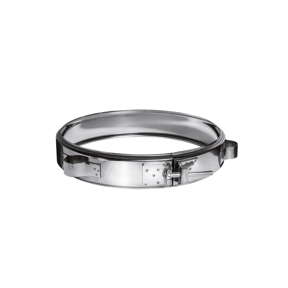 Хомут обжимной для растяжки Ferrum DN280 0,5/430  23102