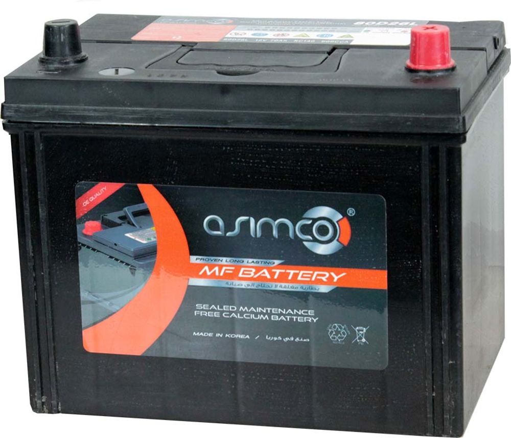 ASIMCO 6CT- 70 ( 80D26 ) аккумулятор ASIMCO 6CT- 70 ( 80D26 ) аккумулятор