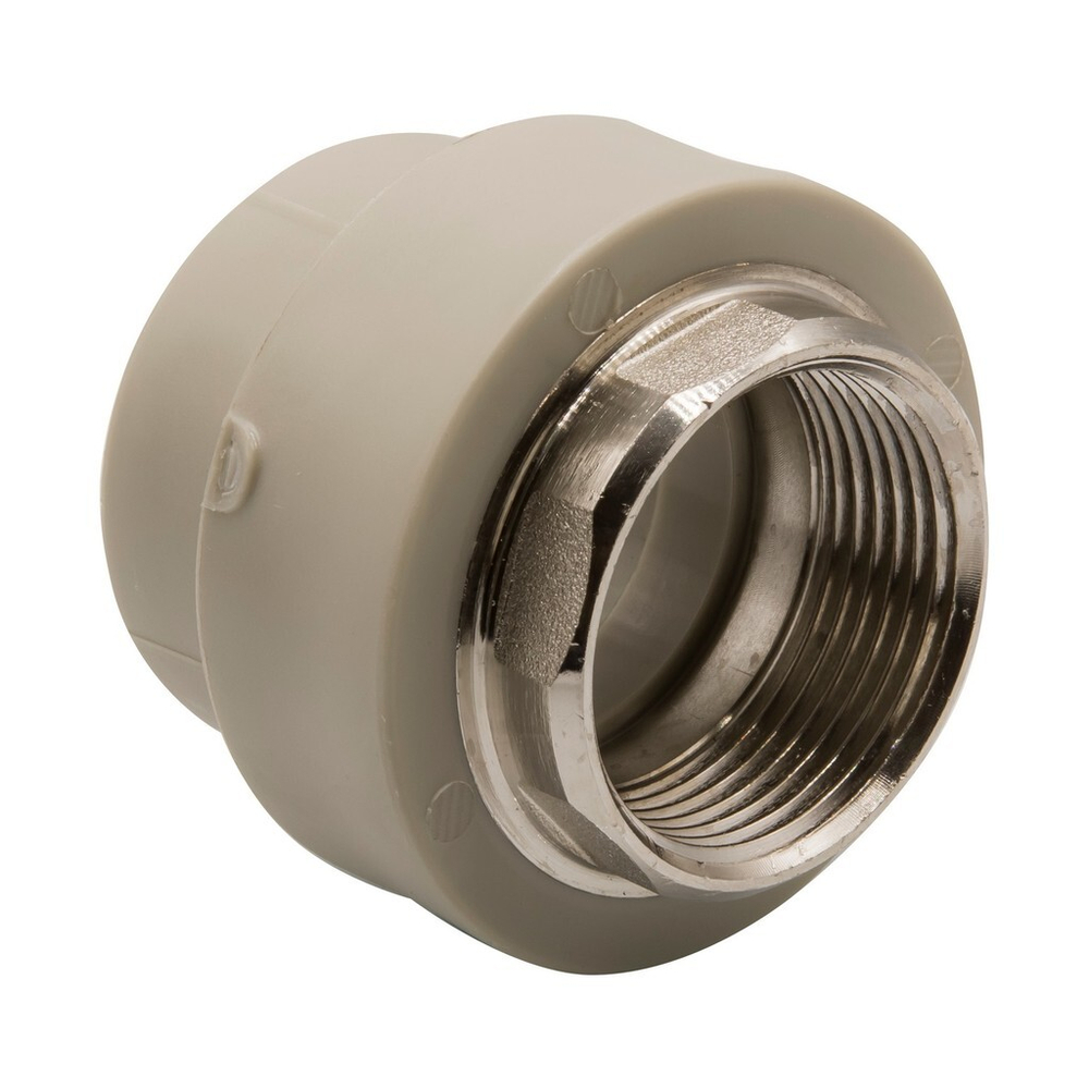 Муфта комб. вн 40х1 1/4'' под ключ EVER® СЕРЫЙ (Россия)