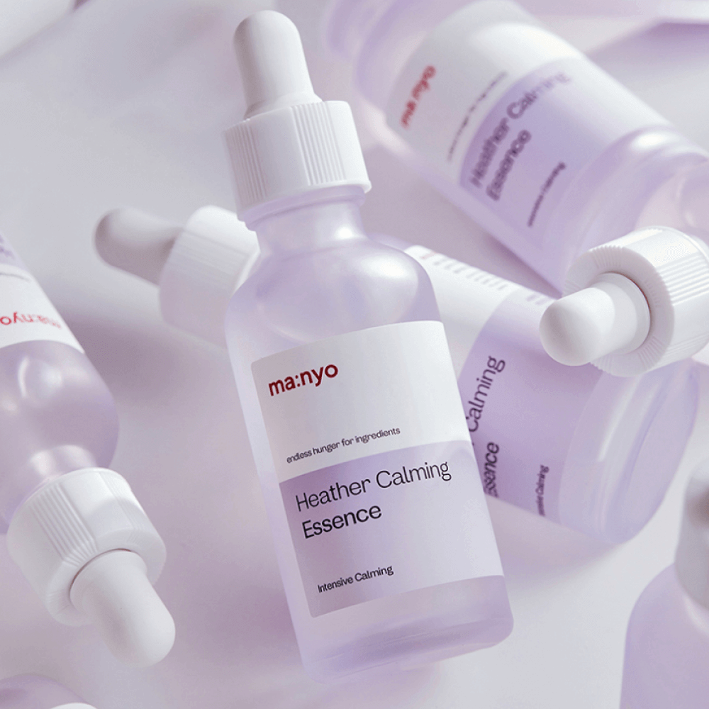 Успокаивающая липосомная эссенция против воспалений Manyo Heather Calming Essence