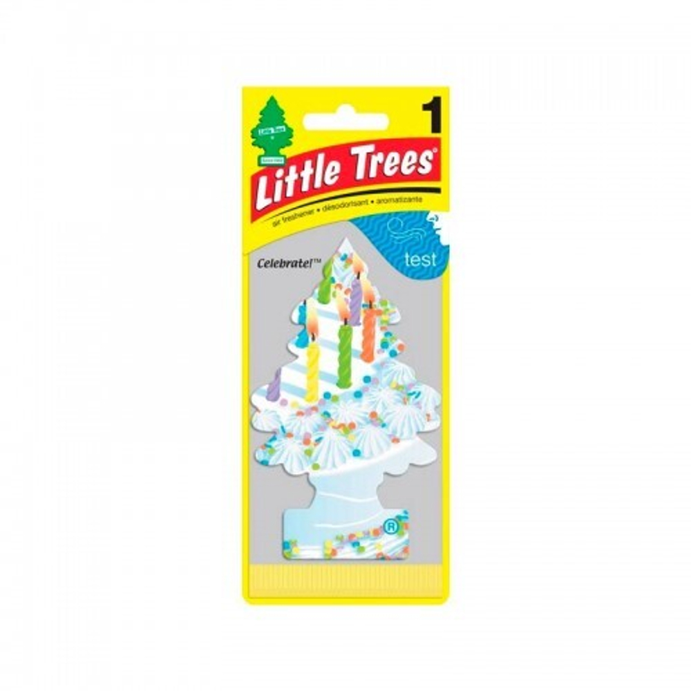 Car-Freshner Ароматизатор Ёлочка Car-Freshner Celebrate! С Днем Рождения